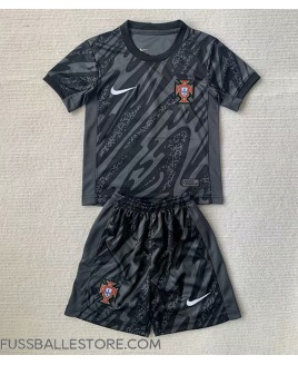 Günstige Portugal Torwart Auswärts Trikotsatzt Kinder EM 2024 Kurzarm (+ Kurze Hosen)